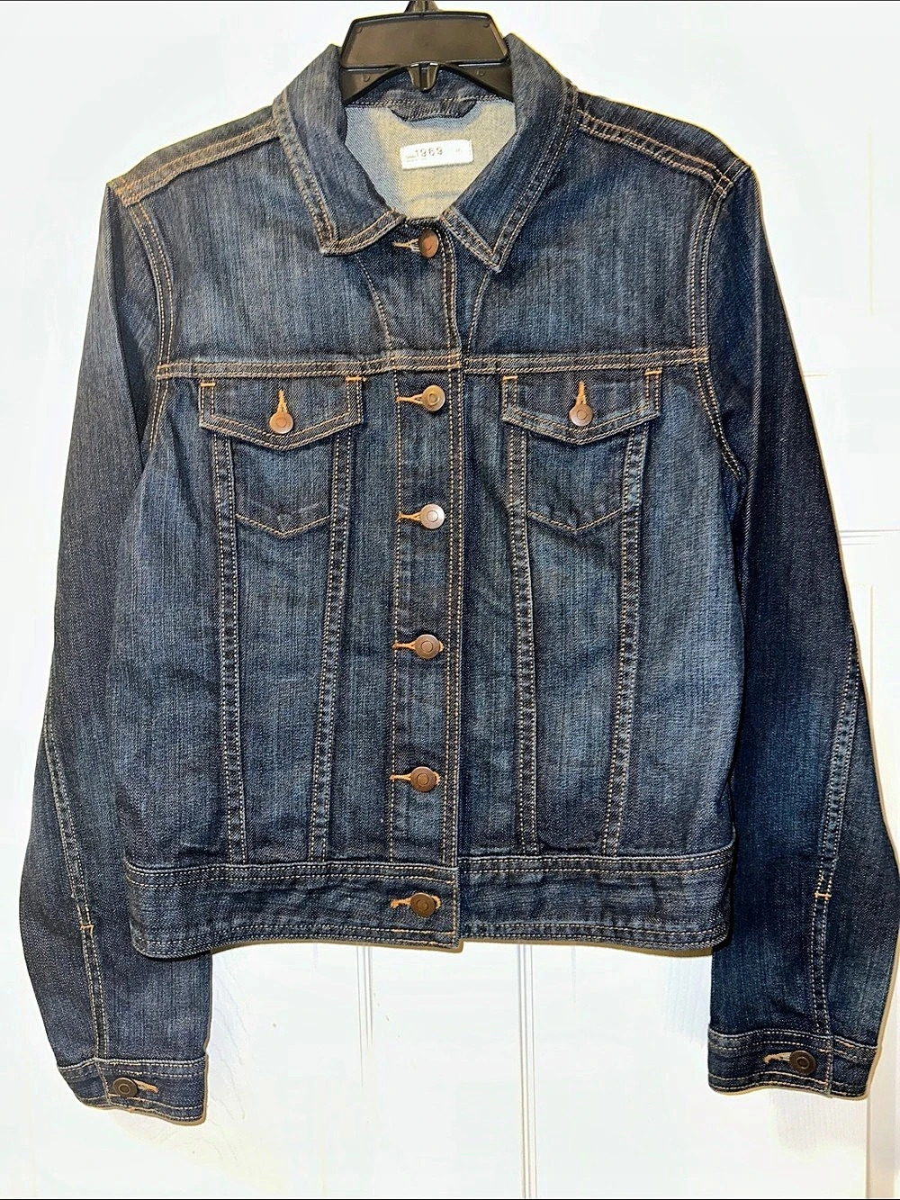 Women’s Gap 1969 Dark Blue Denim Jacket - Size M